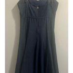 Kate Spade Dark Blue Denim Bow-waist Full Skirt Dress Womens sz. 14 Photo 4