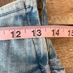 Mother Womens Layered Ruffle Mini Raw Edge Skirt‎ Blue Denim Light Wash Size 27 Photo 10