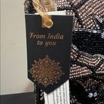 From India To You | Beaded Bat w/ Spider Webs Shoulder Bag Black Photo 1