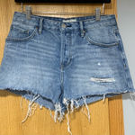 PacSun  Mid Rise Jean Shorts With Raw Cut Hem - Size 27 Photo 0