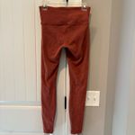 Lululemon  rust orange cross waistband leggings Photo 3