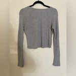Me to We  Gray Women's waffle knit top size medium Photo 3