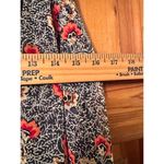 Boohoo  high/low racerback beaded Boho sundress dark floral casual 10 flowy Photo 2