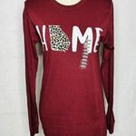Bella Canvas Bella + Canvas Burgundy State of Georgia Home Long-Sleeve T-Shirt Size S NEW Photo 0