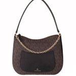 Michael Kors Brown & Black Hobo Bag Photo 1