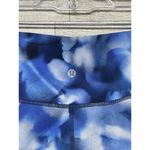 Lululemon  Wunder Under High Waist Leggings - Blue Tie Dye • size 10 Photo 2