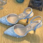 Charles by Charles David Iniko Slingback Heels (Silver, Sz10M) Photo 2