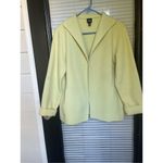 Eileen Fisher Wool Cashmere Blend Open Front Sweater Green Size M Photo 6