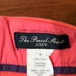 J.Crew The Pencil Skirt Coral Orange Cotton Size 0 Photo 6