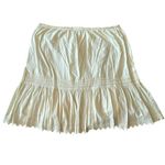 Ralph Lauren Polo Jeans Co Skirt Size 14 Eyelet Lace Cottagecore Boho Bohemian Photo 6