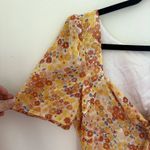 NEW STAUD Lea maxi Dress in Soleil Flower Print Yellow Size 10 Photo 4