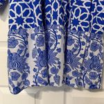 Tuckernuck Ro’s Garden Romy Long Sleeve Printed Shirt Dress Blue Size Large Photo 2