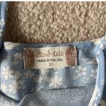 Altar'd State  Blue and White Floral Top Photo 1