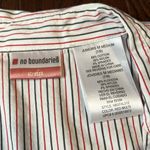 No Boundaries  striped blouse Junior size medium Photo 3