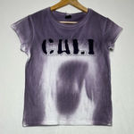 Urban Outfitters Outfitter NEW Purple Tie-Dye Cali Waffle Knit Baby T-Shirt Women’s Size M Photo 0