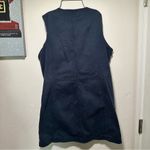 Rafaella  Jeans Vintage Navy Denim Zippered Dress 10 Photo 4