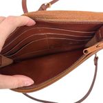 Nisolo Cleo Convertible Crossbody Bag Brandy Woven Leather Brown Photo 12