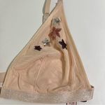 Victoria's Secret  Pink Mesh Bralette Sequin Star & Script Detail Front Clasp S Photo 10