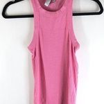 & Other Stories & Other Stories Pink Sleeveless Ribbed Cotton Blend Pullover Tank Top Size 2 Photo 0