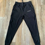 Alphalete  Workout Sweatpant Joggers Adjustable Black White Dri Fit Comfy Size S Photo 0