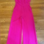 Luxxel Vibrant Pink Strapless Jumpsuit size L Photo 8