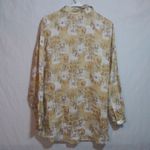 C&C California C&C Linen Beige Italy Travel Vacation Patterned Button-Up Long Sleeve Shirt SZ M Photo 8