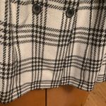 Style & Co NEW Women Large Short Coat Plaid Black & White Big Buttons Photo 4
