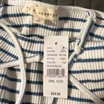 LA Hearts NWT PacSun  Bodycon White and Blue Stripe Mini Dress size Small Photo 2