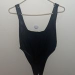 Salty   high cut leg satin bodysuit Photo 5