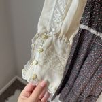 Gunne Sax Vintage Floral Corset Prairie Maxi Dress Women's Small Photo 7