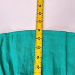 NWOT Boden Linen Ada Double Cloth Green Ruffles Dress Size 8 Knee Length Photo 11