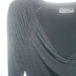 Guess L Black Silver Sparkle Bodycon Dress Photo 2