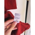 Dolan Boho Fit & Flare Sweater Dress Small Red Orange Academia Cottage Boho Photo 5