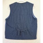 Source Unknown Embroidered Denim Vest Womens Medium Cottagecore Grandmacore Floral Western Boho Photo 1