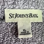st. john's bay XL Sweater Collared V-Neck Long Sleeve Knit Pullover Lilac Purple Photo 5