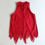 Blue Rain | High Neck Lace Sleeveless Top Photo 4