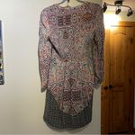 Anthropologie Maeve by Amethyst Tile Dress XS Photo 8