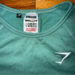 Gymshark  Vital Seamless Crop Top Long Sleeve Green Small Photo 3