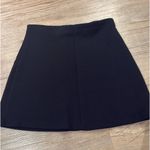 Design Lab Black mini skirt with striped texture  Photo 1