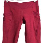 Lululemon Red Jogger Style Pants With Zipper Pockets Womens Size 8 Photo 1