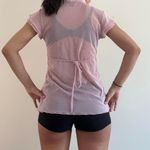Blush Pink Mesh Top Size M Photo 2