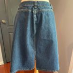 Kikat Classic Patch Pocket Cottagecore Denim Skirt Blue Size 14 Photo 2