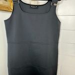 Shan Sofia Sheath Mini Dress Square Neck Anthracite Black 3D Jersey NWT Size 10 Photo 9