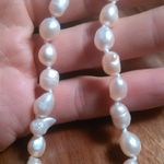 Peach Freshwater Pearl Stainless Steel Necklace Photo 8