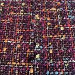 ZARA  Tweed peplum Top, purple multi.  Short Sleeved. Women’s Size XS Photo 8