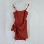White Fox Boutique White fox‎ burnt orange wrap dress size small Photo 2