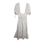 For Love & Lemons  Guisti Floral Midi Dress – Smocked Bodice, Women’s Size S Photo 4
