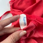 Vtg Y2K Kayser Slip Dress Sz 38 Bust Lace Coquette Babydoll USA 60s Fairy Grunge Red Size L Photo 10