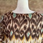 Club Z Animal Print Brown Multi Sequin Swim Beach Coverup L Tan Size L Photo 10