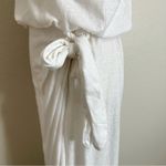 Free People Beach White Tie Waist Midi Dress, Sz Small Photo 3